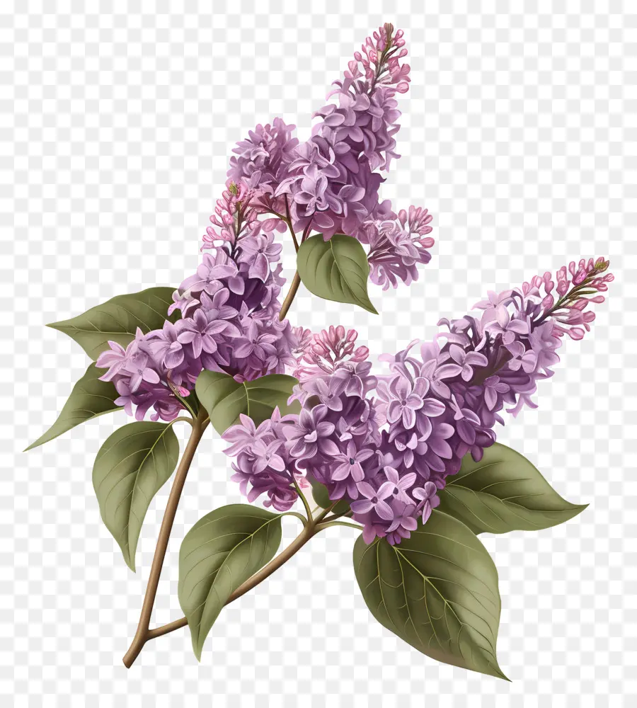 Lilac ดอกไม้，Lilac บุช PNG