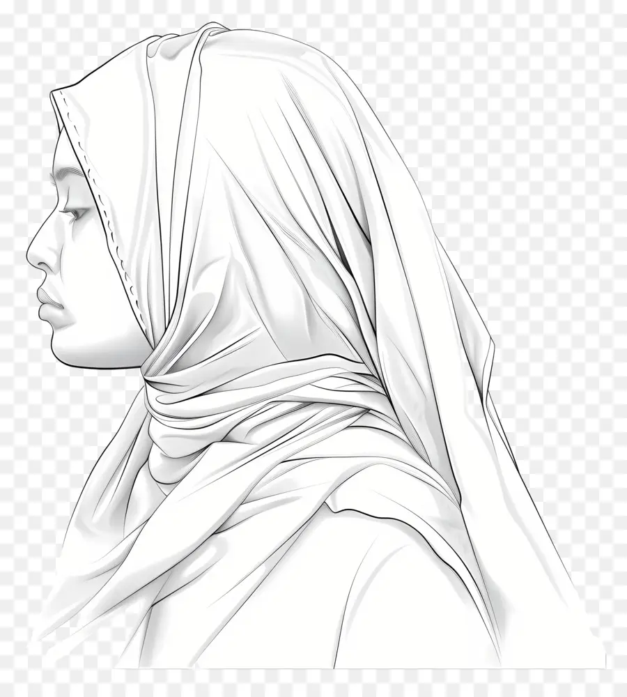 ญาบ，Islamic ผู้หญิง PNG