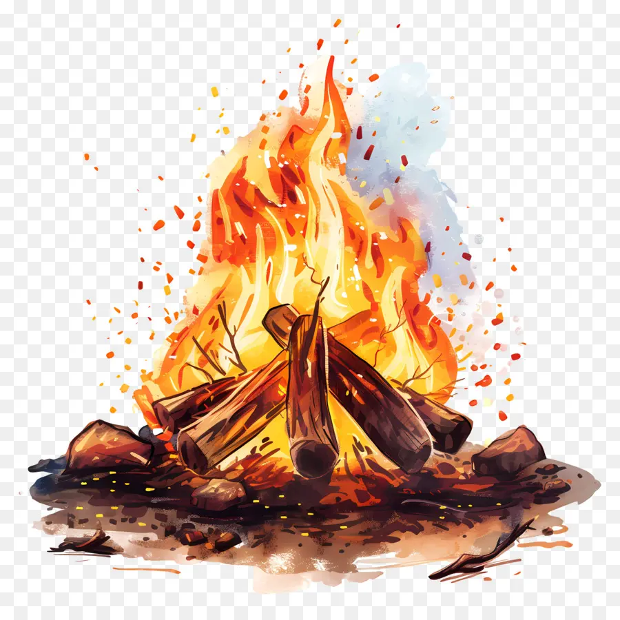 Bonfire，ไฟ PNG