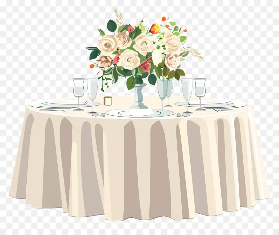 งานแต่งงานโต๊ะ，โต๊ะจัดฉาก PNG