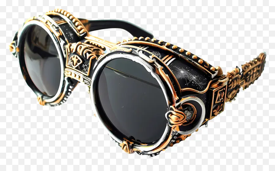 การออกแบบแว่นกันแดด，Steampunk ทุกคนใส่แว่น PNG