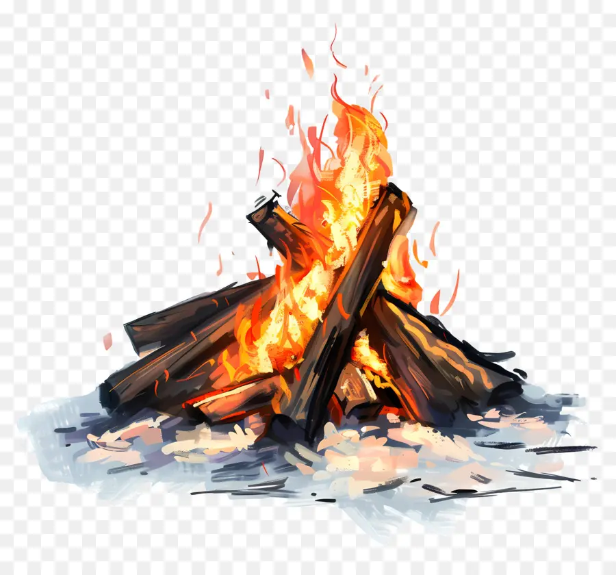 Bonfire，ไฟ PNG