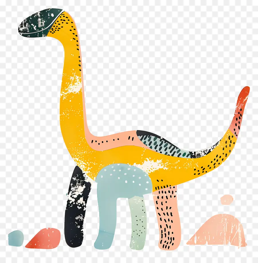 ไดโนเสาร์เต่าล้านปี，แบบนามปธรรมงานศิลปะ PNG