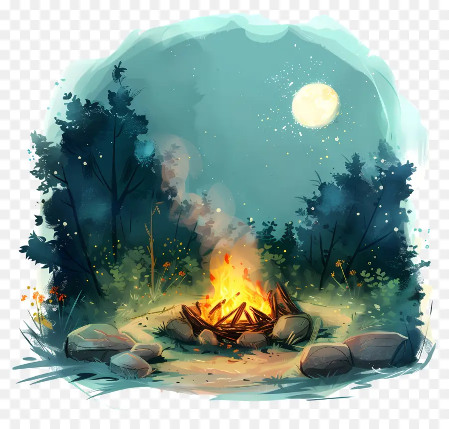 Bonfire，ไฟ PNG