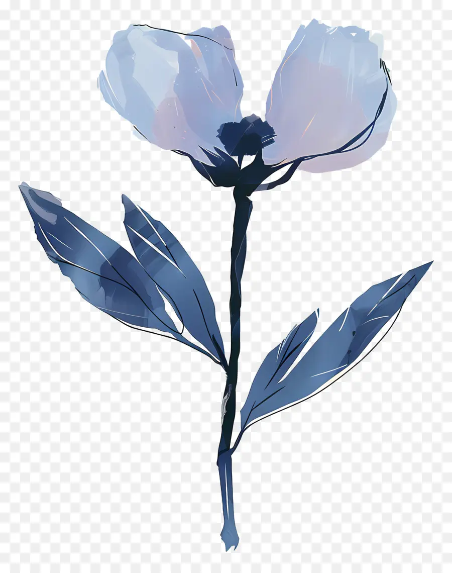ดอกไม้，สีน้ำเงินดอกไม้ PNG