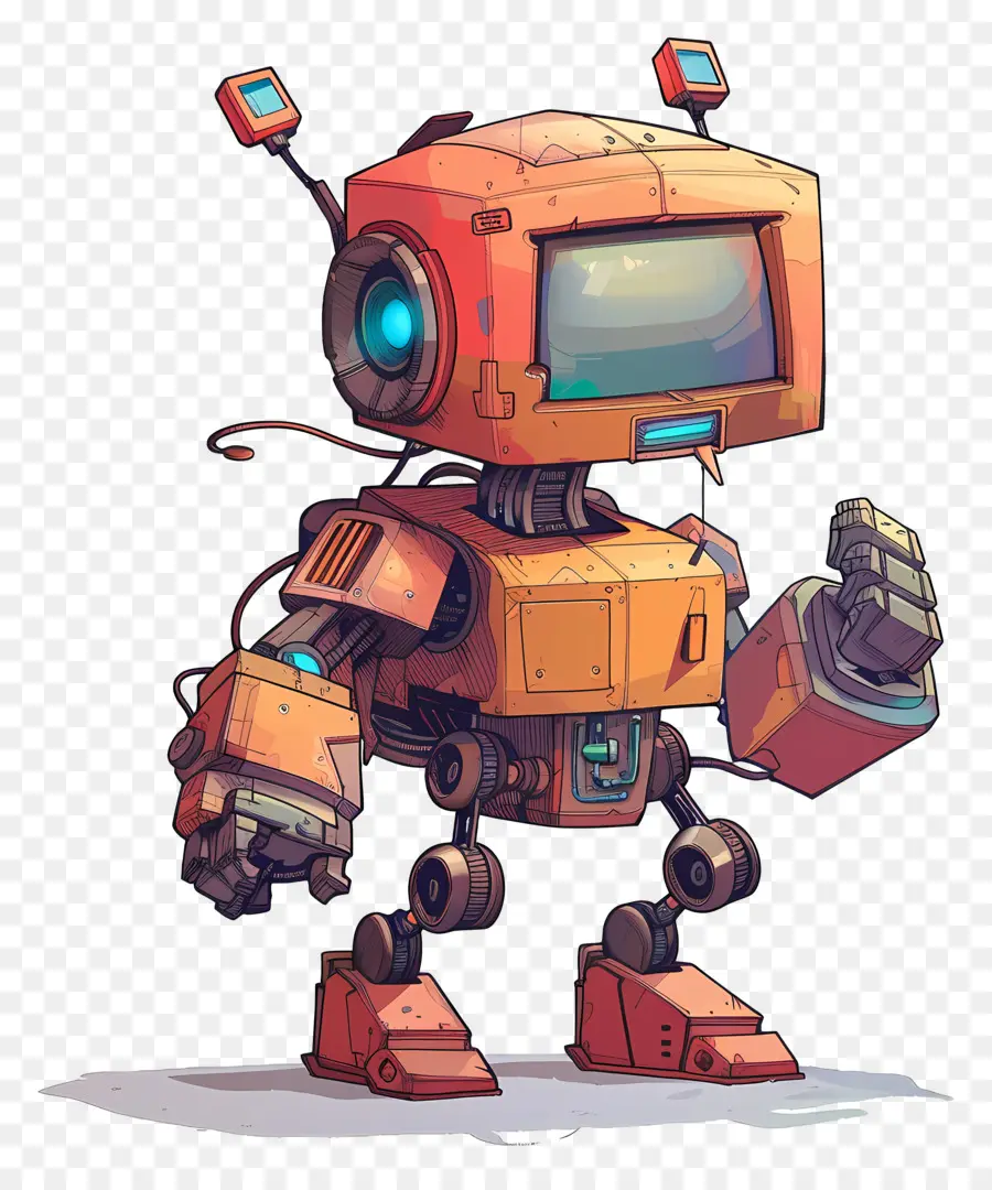 หุ่นยนต์เมค，การ์ตูนปักหุ่นยนต์ PNG