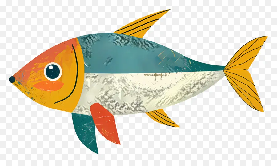 การ์ตูนปักปลา，ปลา PNG