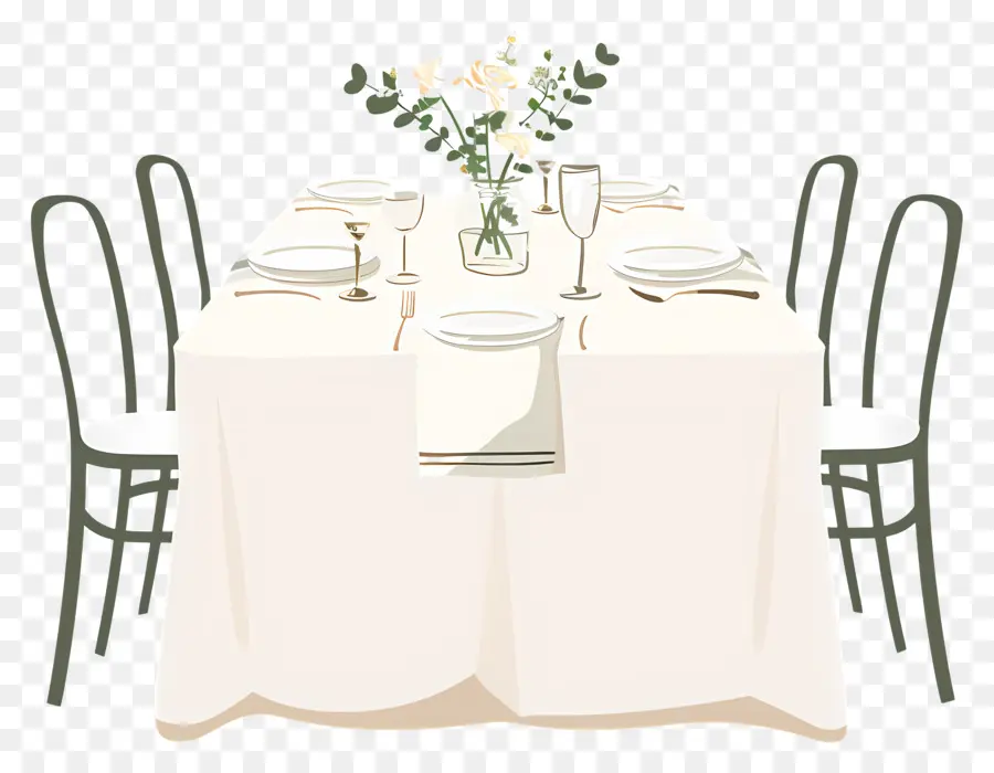 งานแต่งงานโต๊ะ，อาหารเย็นอย่างเป็นทางการ PNG