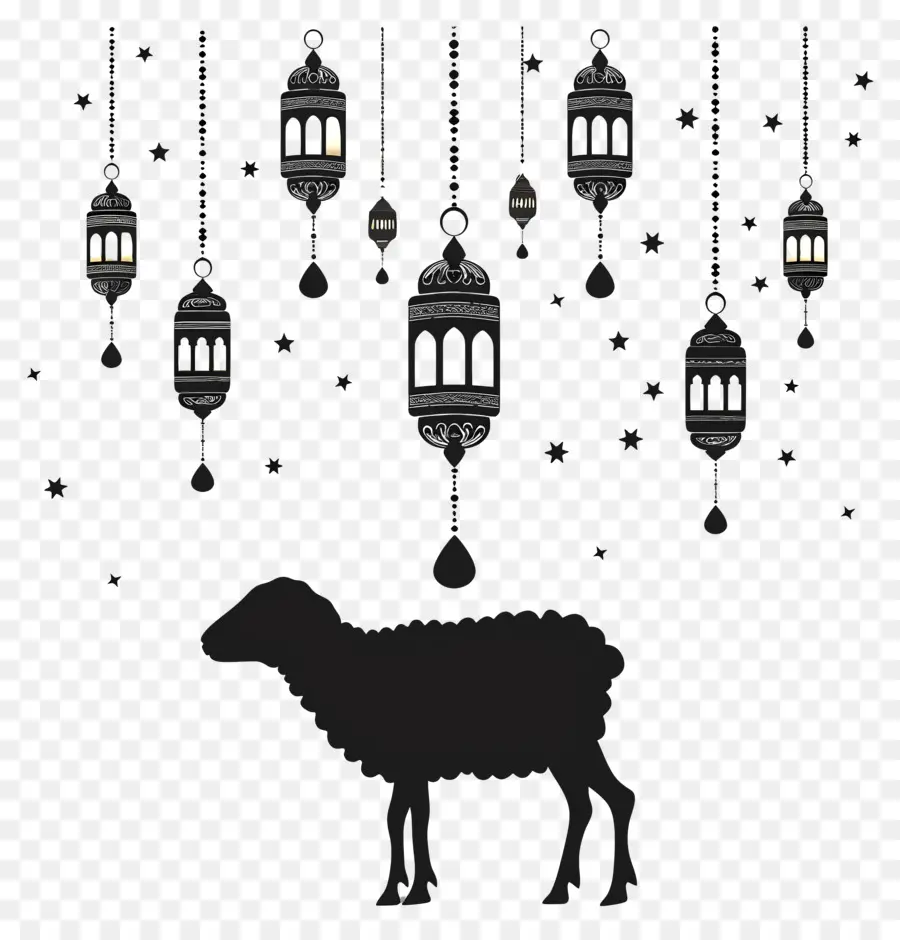 Eid อัล Adha，โคมไฟ PNG