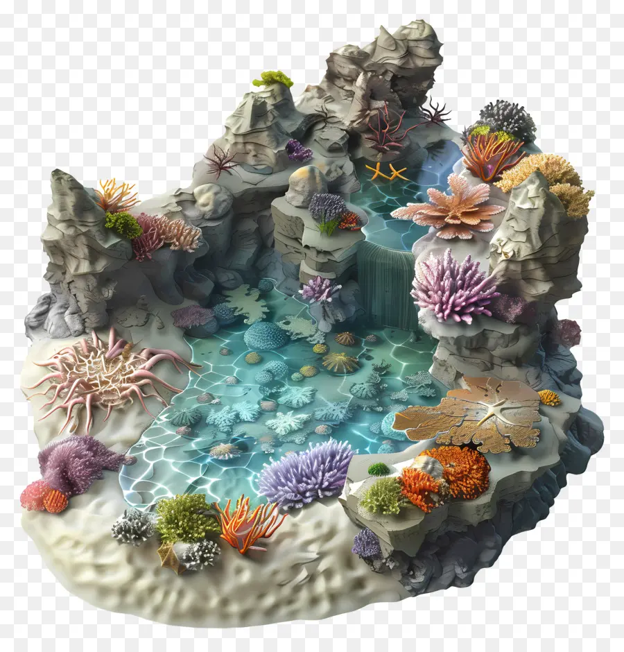 Tidepool，แนวปะการัง PNG