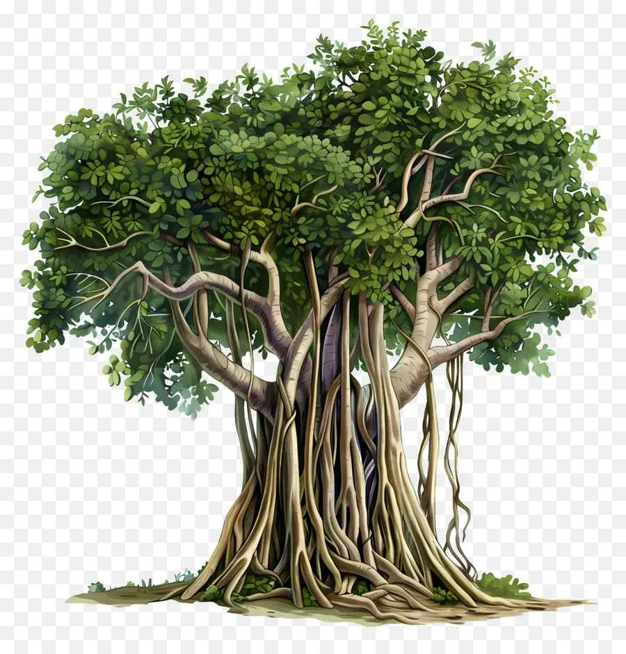 Banyan ต้นไม้，เก่าแก่ต้นไม้ PNG