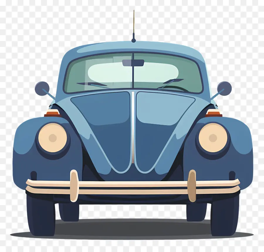 เรียบง่าย，Vintage Volkswagen Beetle PNG