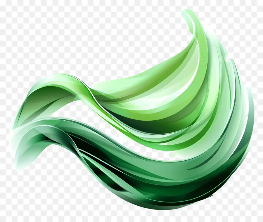 รูปร่างสีเขียวไล่ระดับสี，แบบนามปธรรมงานศิลปะ PNG