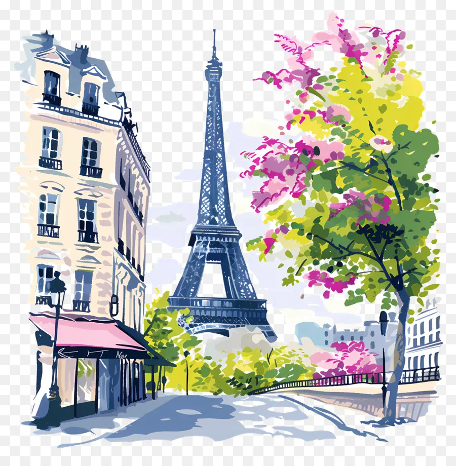 ปารีส，ภาษา Eiffellanguage หอคอย PNG
