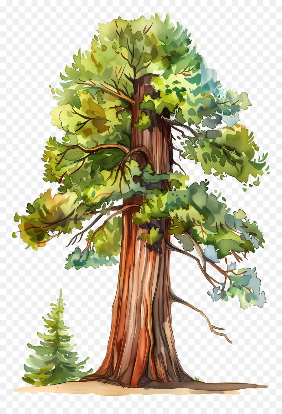 Redwood ต้นไม้，ต้นไม้ Sequoia ยักษ์ PNG