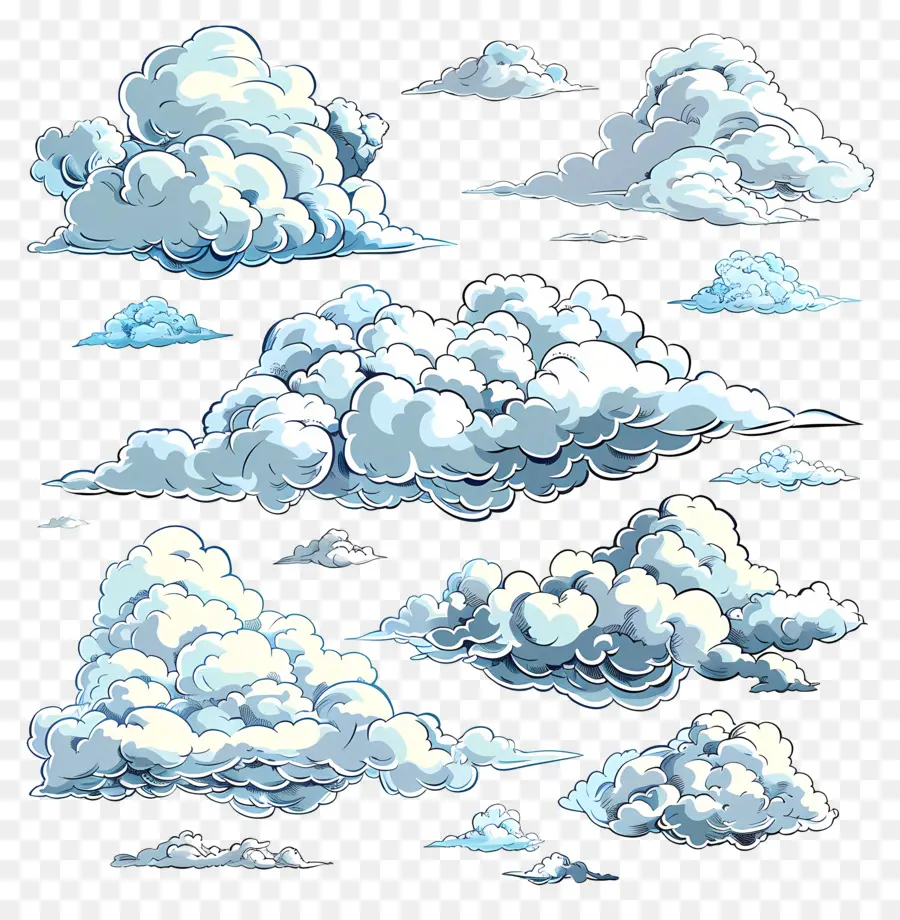 เมฆ，รูปร่างเมฆ PNG