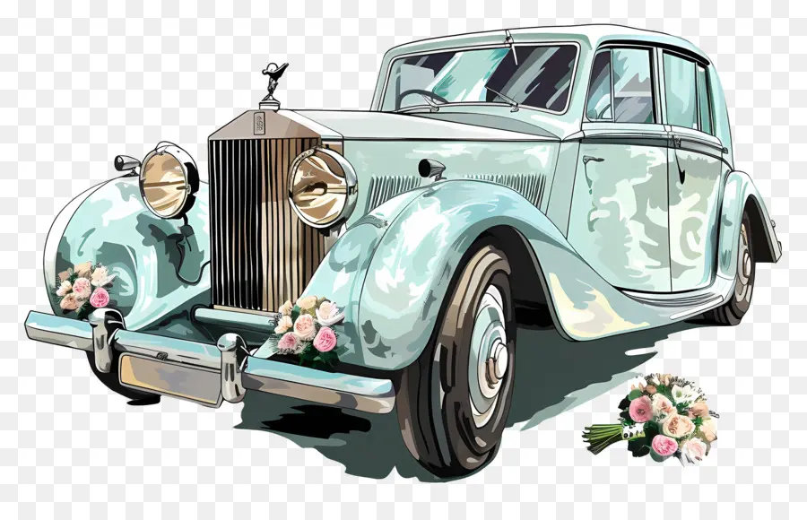 งานแต่งงานรถ，รถแต่งงาน 1950s PNG