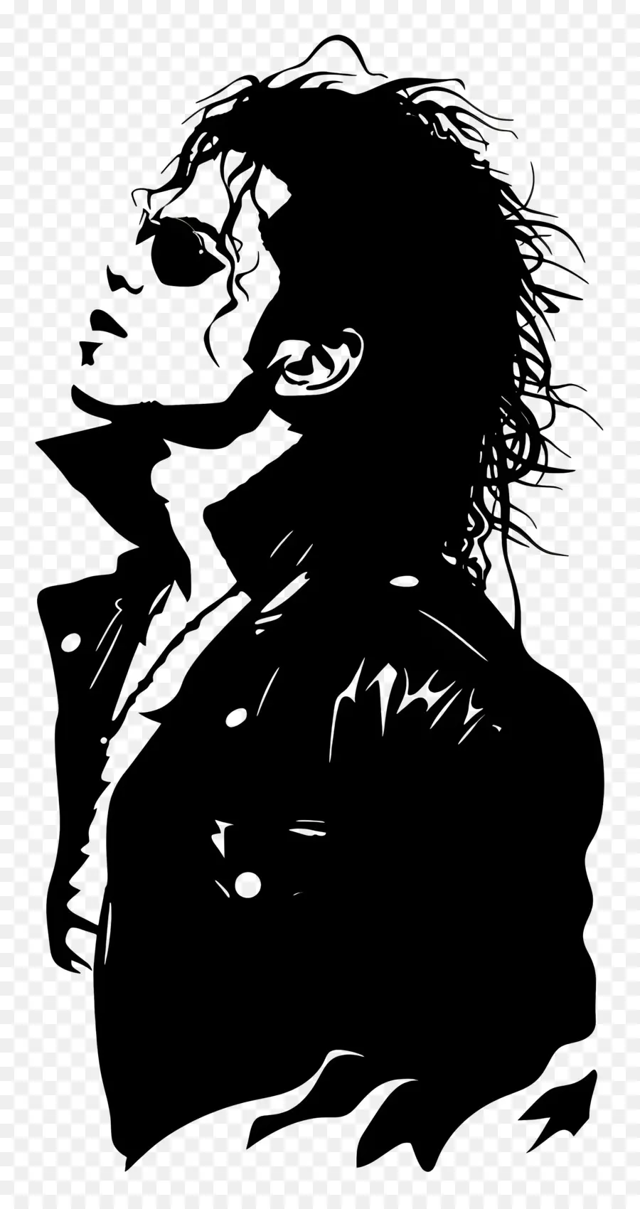 Michael Jackson Silhouette，ภาพเงาของคน PNG