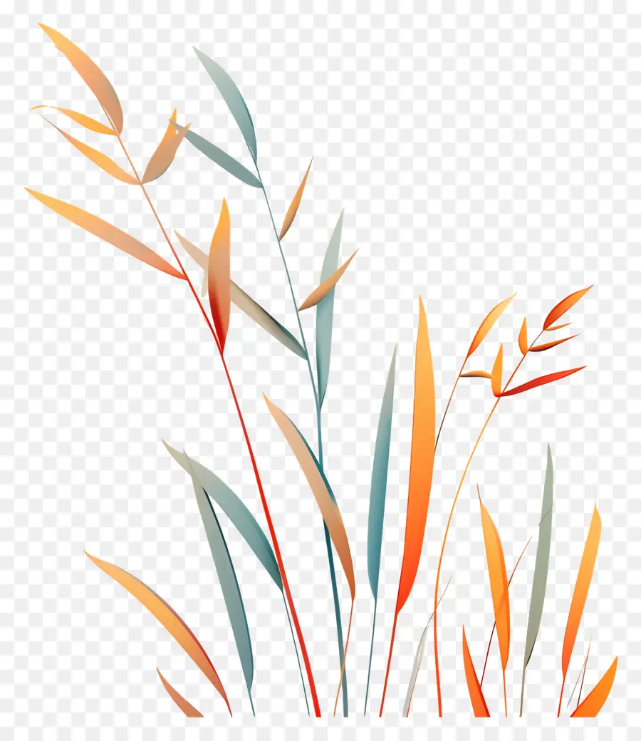 หญ้า，Reeds PNG