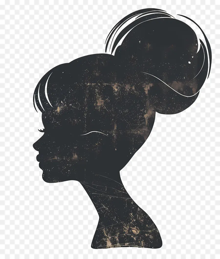 Barbie Head Silhouette，ภาพเงาของผู้หญิง PNG