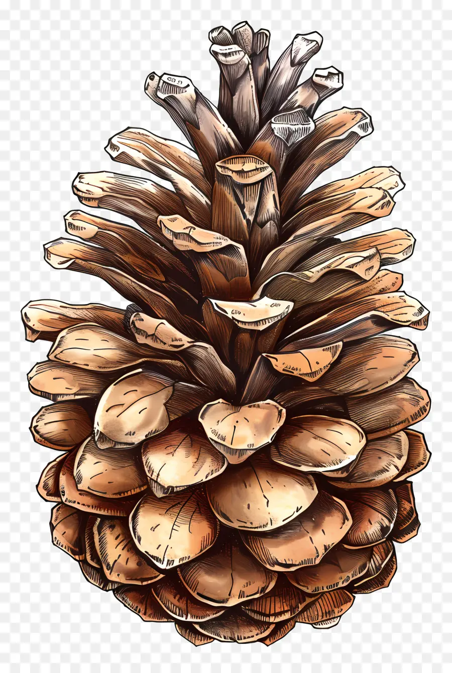 Pinecone，กรวยไพน์ PNG