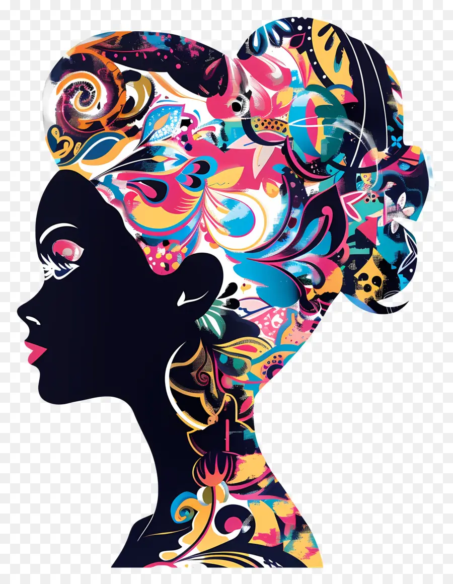 Barbie Head Silhouette，ภาพเงาของผู้หญิง PNG