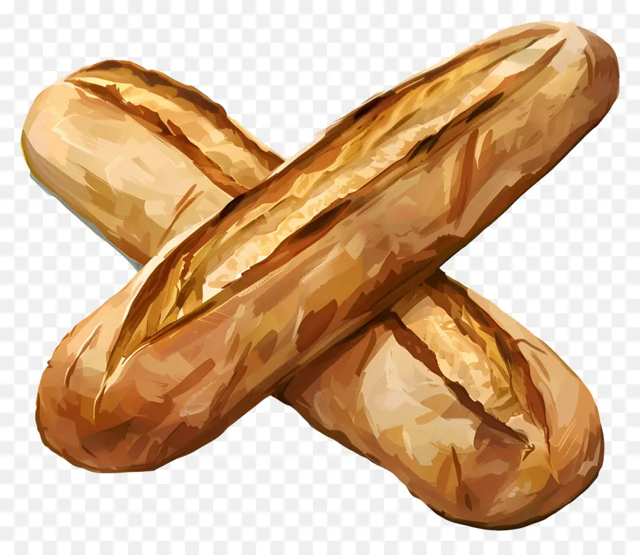 เหลี่ยม，ขนมปังฝรั่งเศส PNG