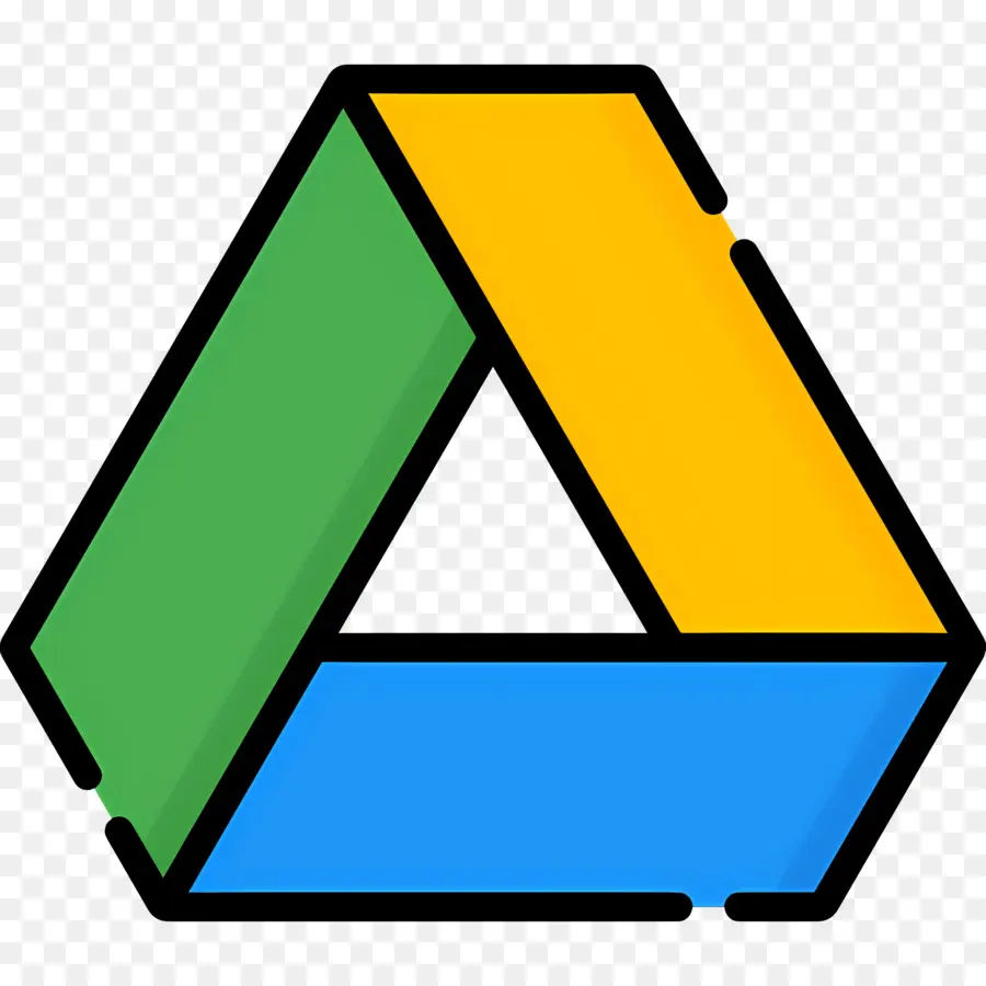 โลโก้ Google Drive，ไอคอน PNG