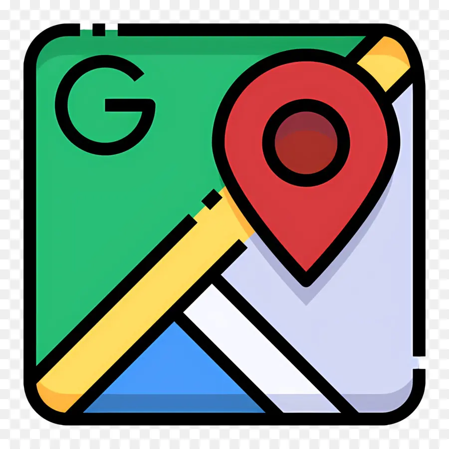 โลโก้ Google Maps，ไอคอน Google Maps PNG