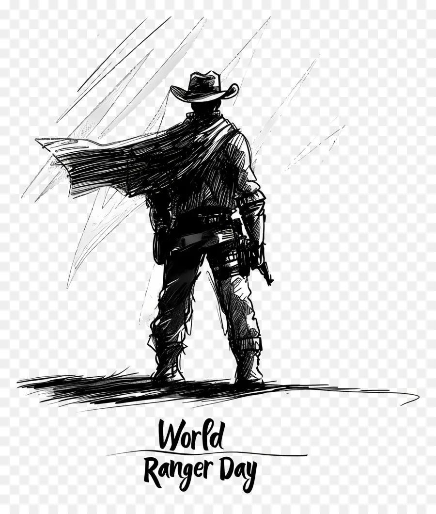 World Ranger Day，ภาพเงาของแรนเจอร์ PNG