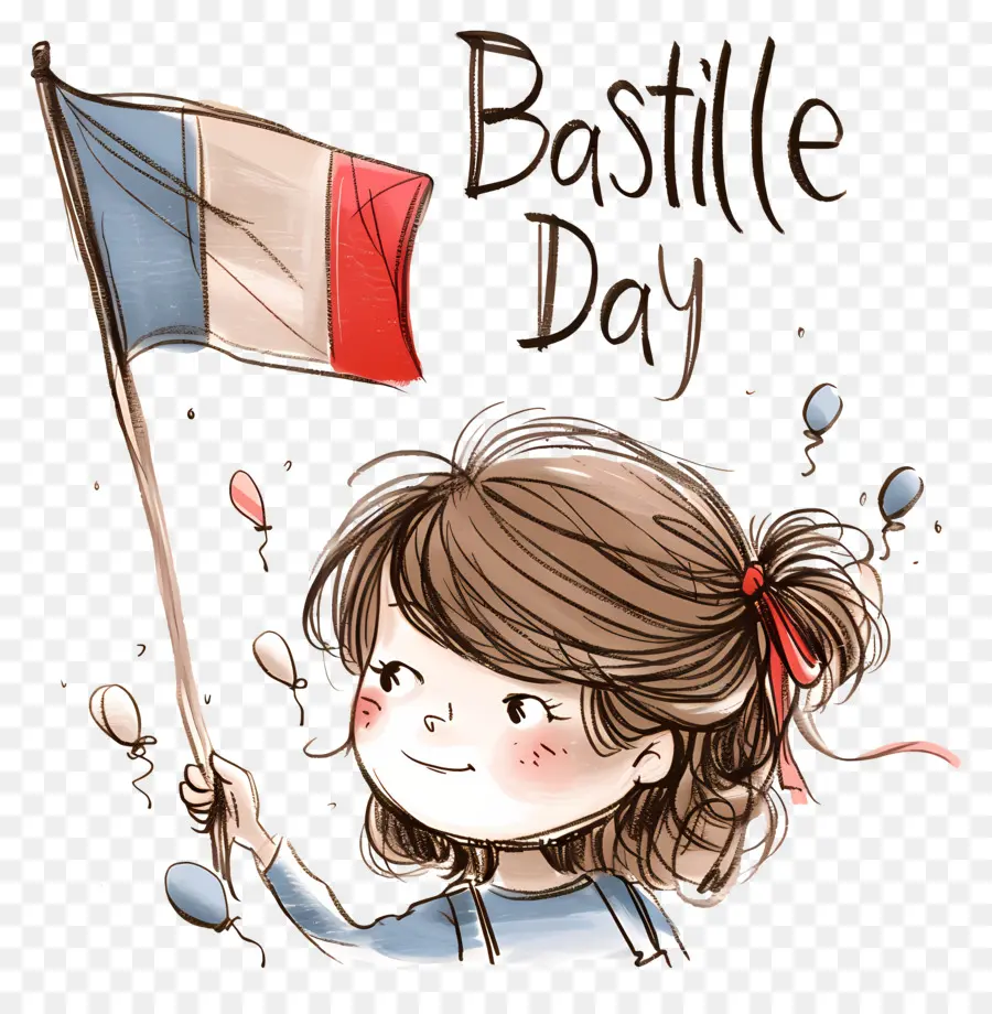 วัน Bastille，ธงฝรั่งเศส PNG