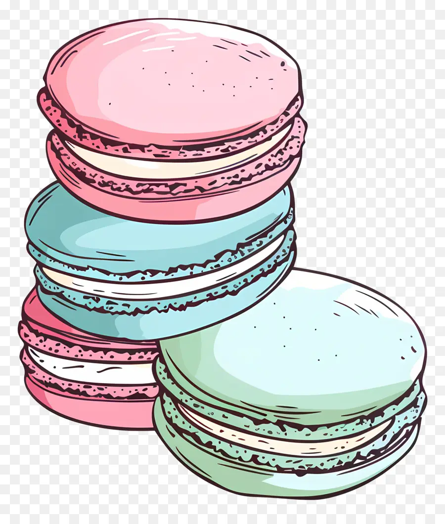 Macarons，ขนม PNG