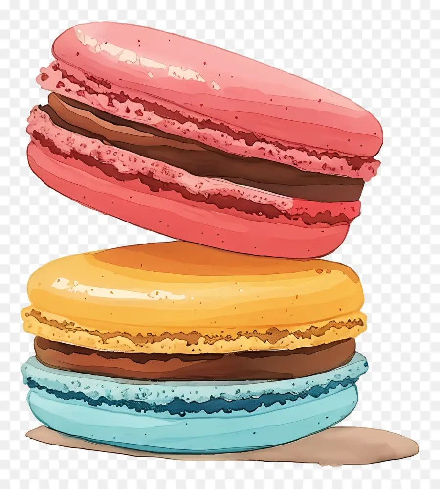 Macarons，ขนม PNG