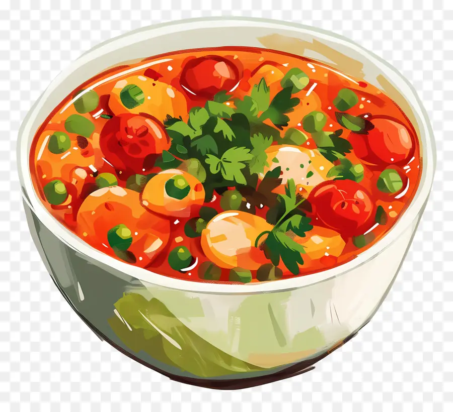 Minestrone，ชามซัลซ่า PNG