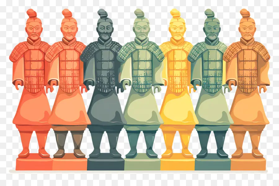 กองทัพดินเผา，Terracotta Warriors PNG