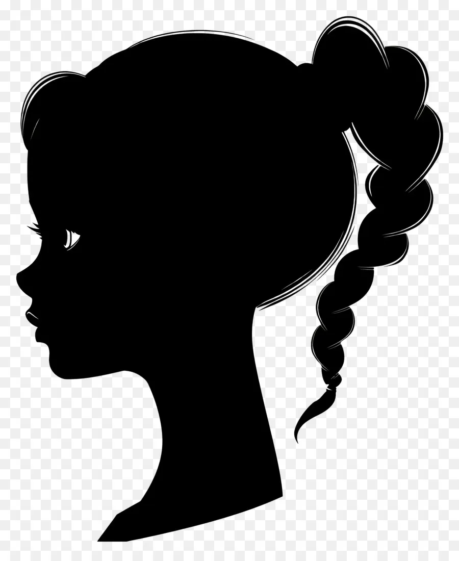 Barbie Head Silhouette，ภาพเงาหญิง PNG