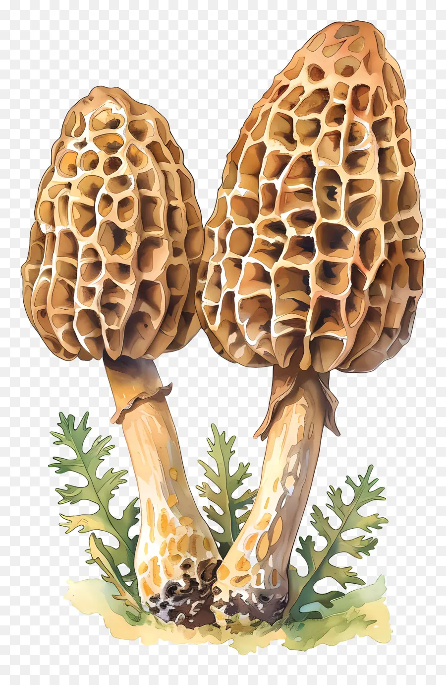 เห็ด Morel，เห็ด PNG