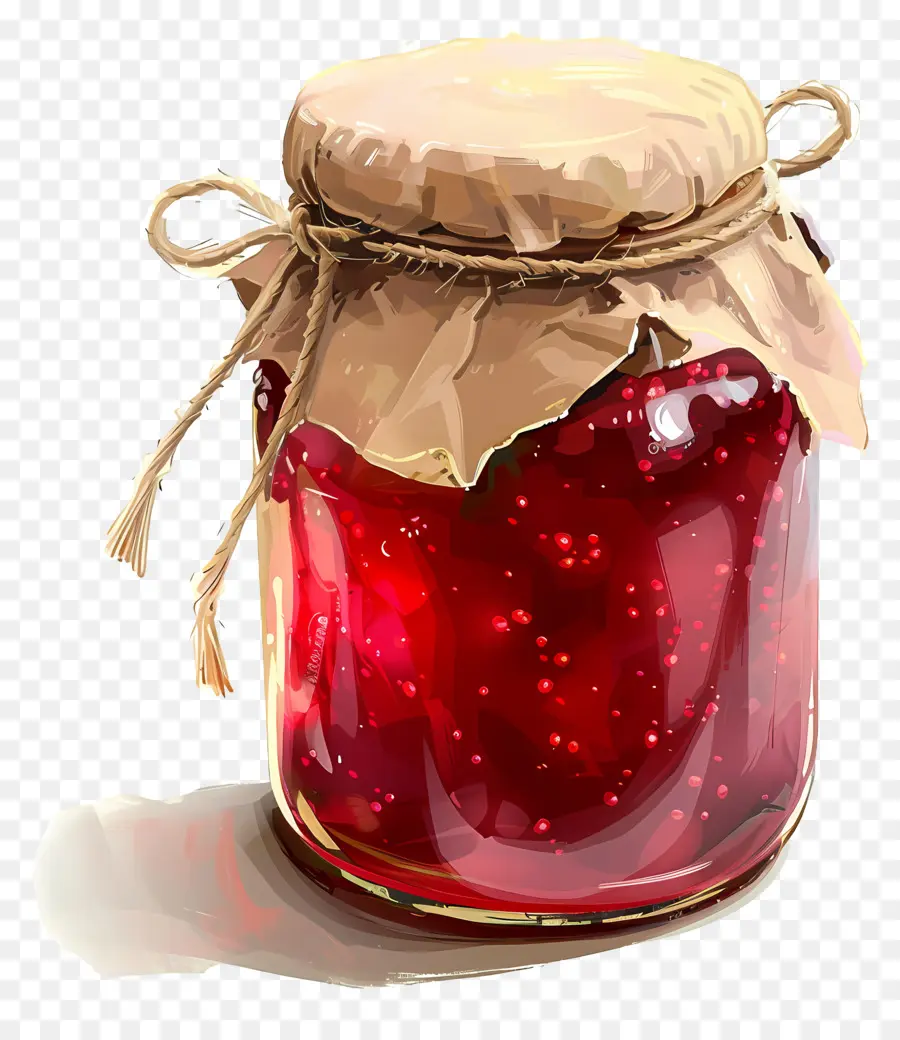 ขวดแยม，Jar Of Strawberry Jam PNG