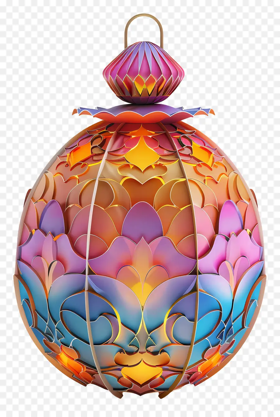 Diwali Lantern，เครื่องประดับสีสันสดใส PNG