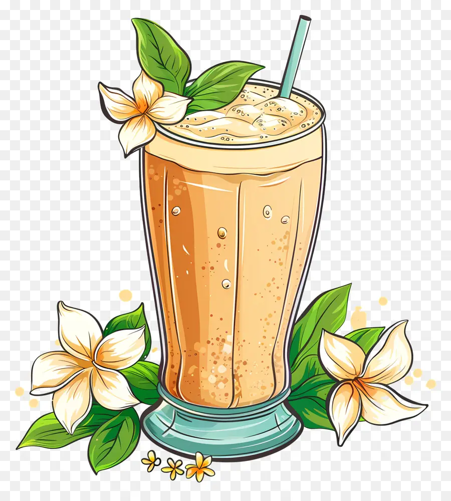 Lassi，สมูทตี้สีส้ม PNG