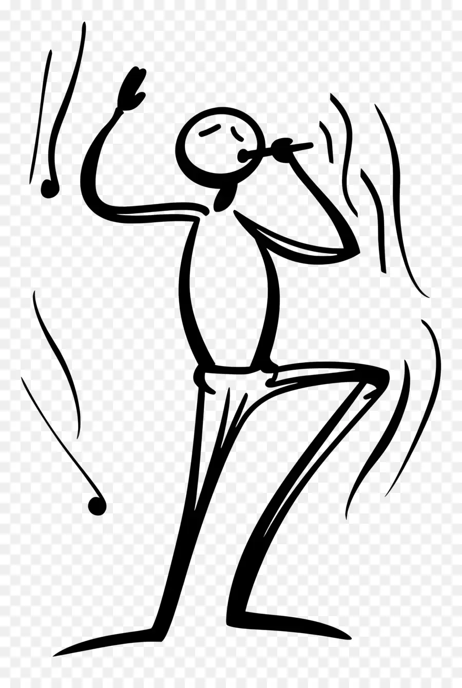 การร้องเพลงรูป，Singing Stick Figure PNG