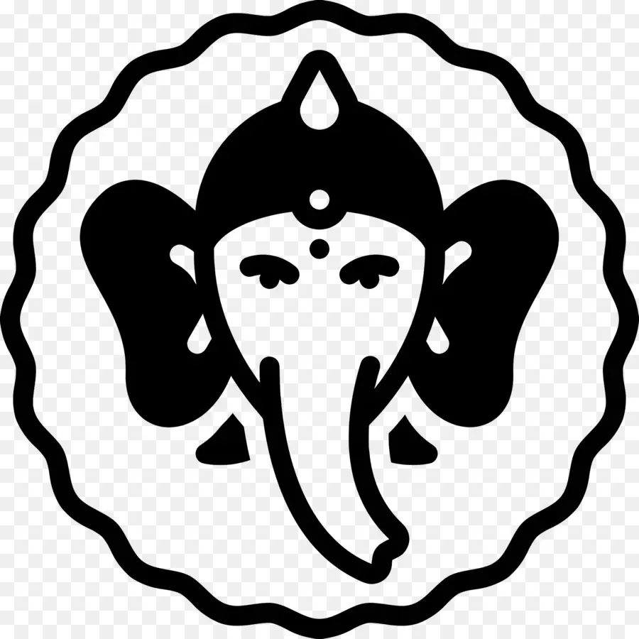 Ganesh Chaturthi，หัวช้าง PNG