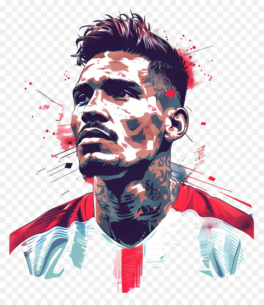 Paolo Guerrero，ภาพเหมือน PNG