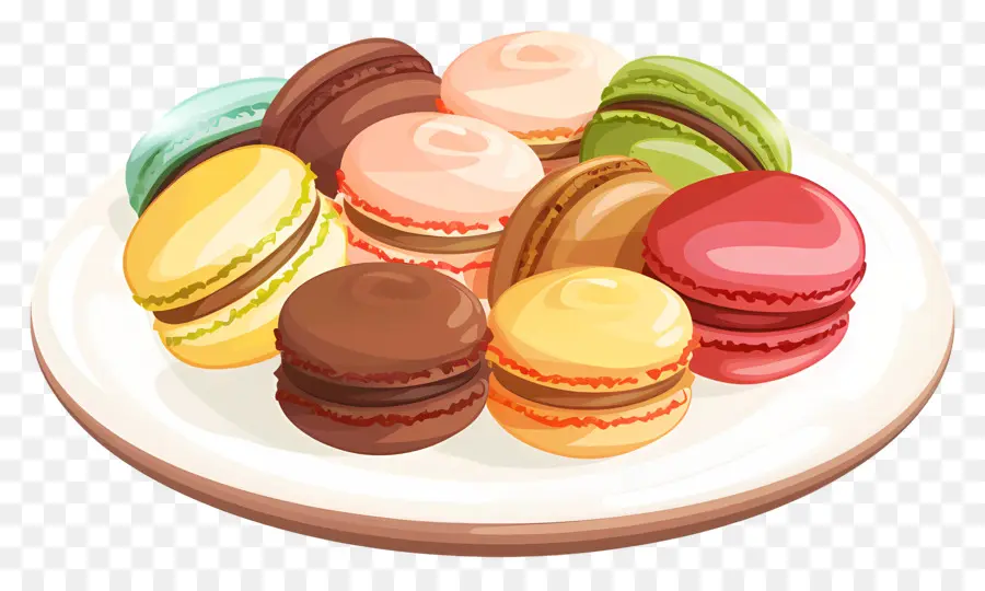 Macarons，ขนม PNG