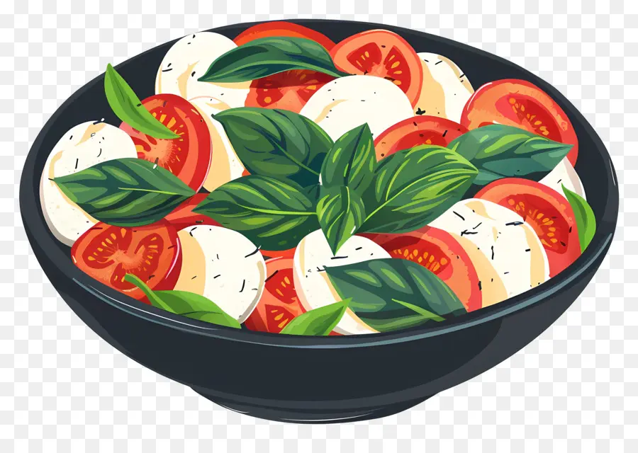 สลัด Caprese，มะเขือเทศ PNG