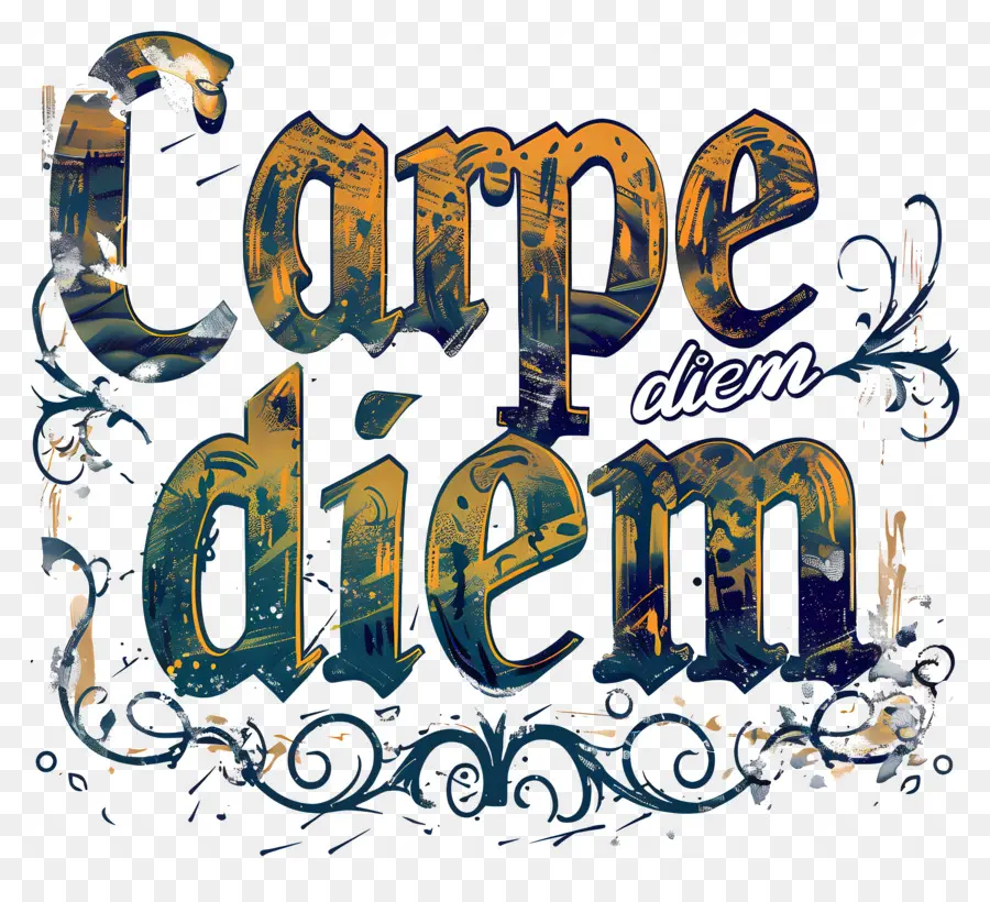 คาร์ป Diem，Carpe Diem Text PNG