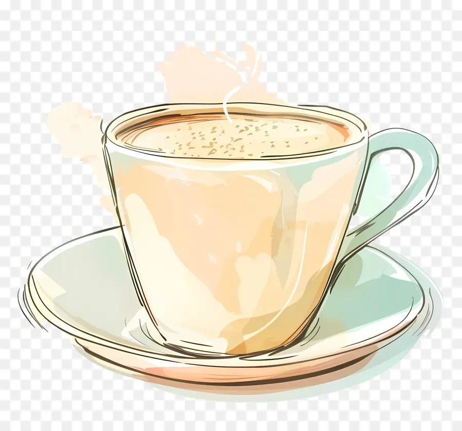 กาแฟการ์ตูน，ถ้วยชา PNG