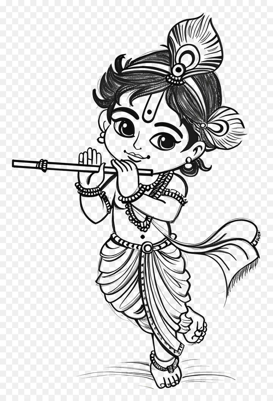 Krishna Janmashtami，ตัวการ์ตูน PNG