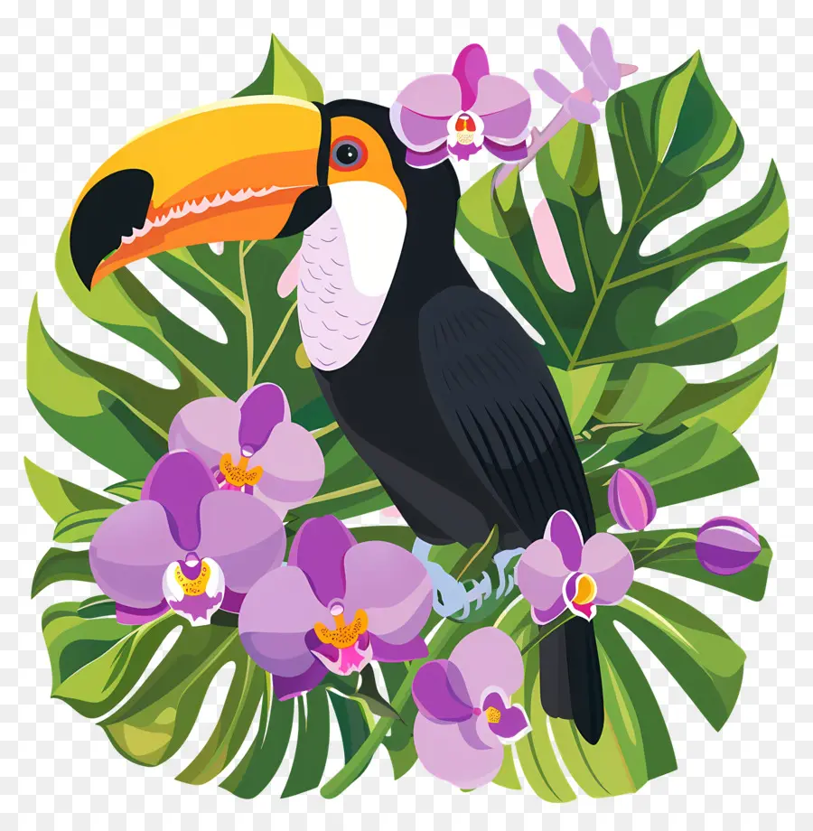 Toucan，ดอกไม้ PNG