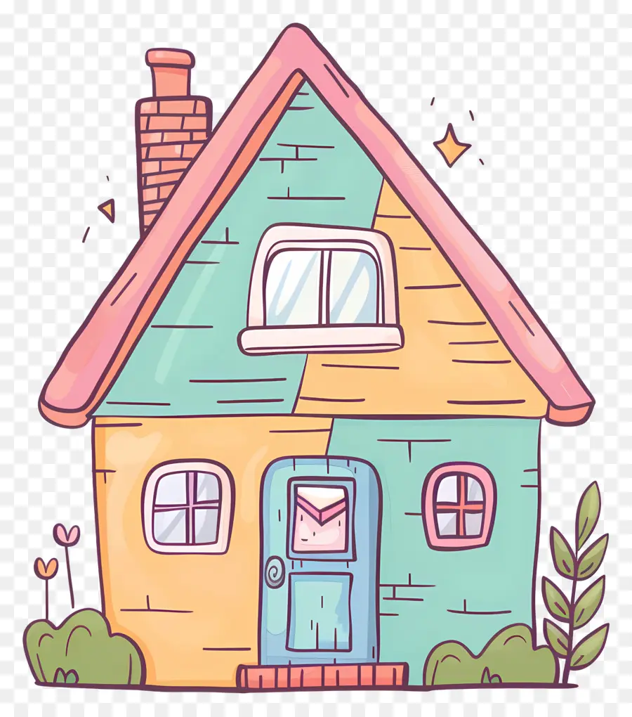 Doodle House，บ้านการ์ตูน PNG